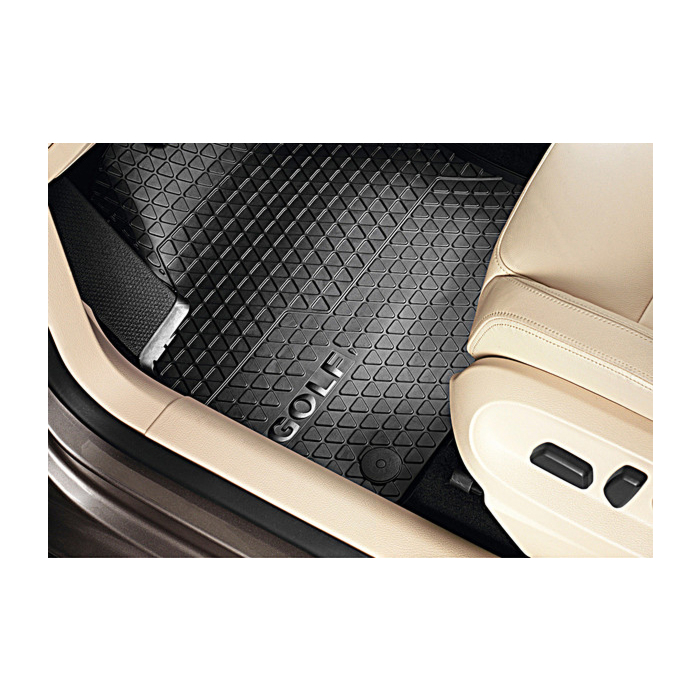 Volkswagen Golf 5 Plus en Golf 6 Plus all-weather vloermatten voor (drukknop-bevestiging)