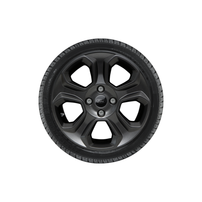 Ford EcoSport (10/2017 - ..) lichtmetalen velg met winterband 16", 5-spaaksdesign, zwart