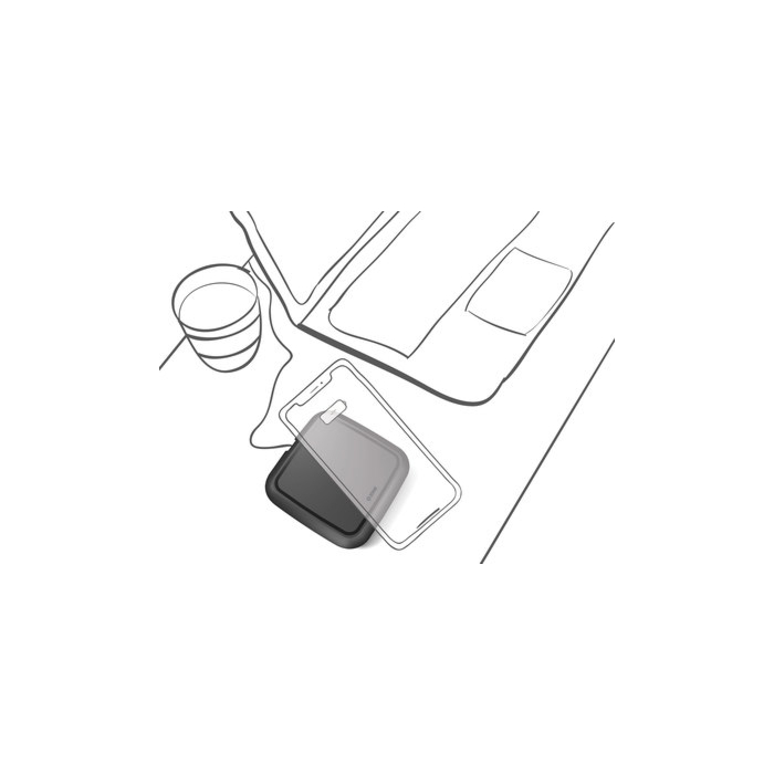 ACV ZENS QI basisstation voor draadloos opladen zwart