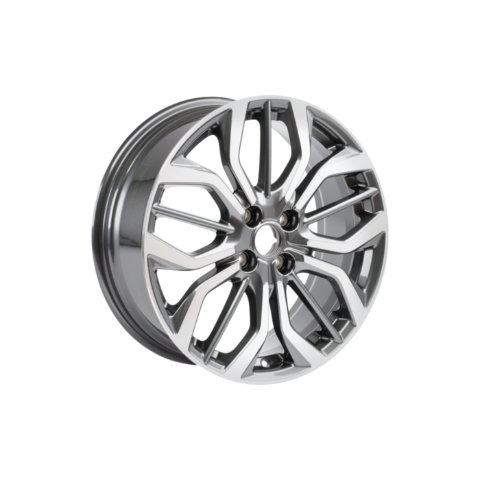 Ford Fiesta (07/2017 - 2023) lichtmetalen velg 18" 5 x 3-spaaks design, Pearl Grey