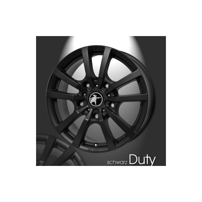 Musketier Peugeot Boxer 2006 - 2014 lichtmetalen velg Duty 6,5x16 zwart