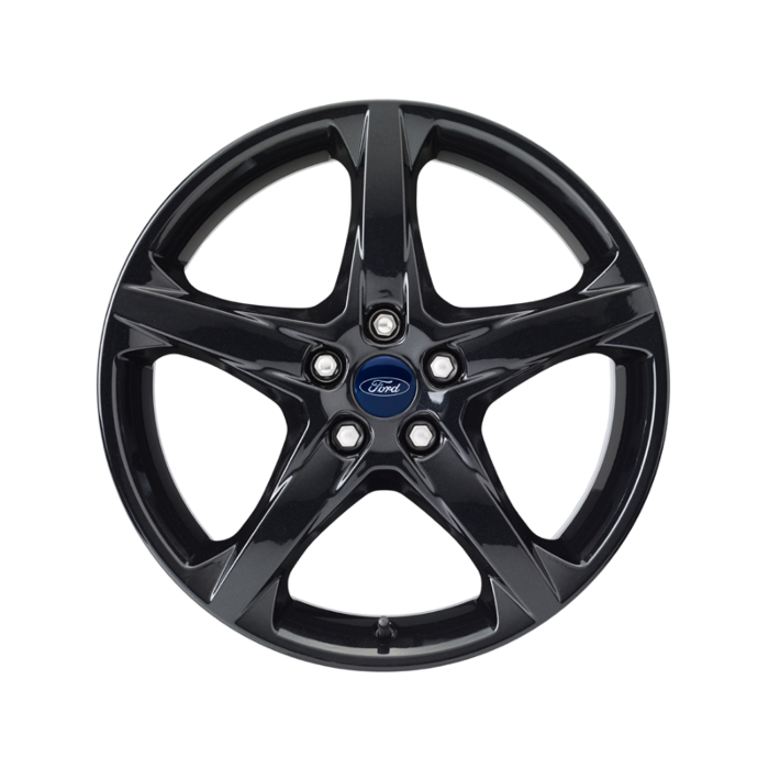 Ford C-MAX (11/2010 - 09/2018) / Focus (01/2011 - 03/2018) lichtmetalen velg 18" 5-spaaks design, zwart