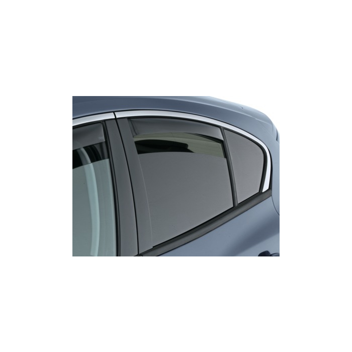 Ford Focus (04/2018 - ..) windgeleiders, zijruit achterportierruiten, zwart