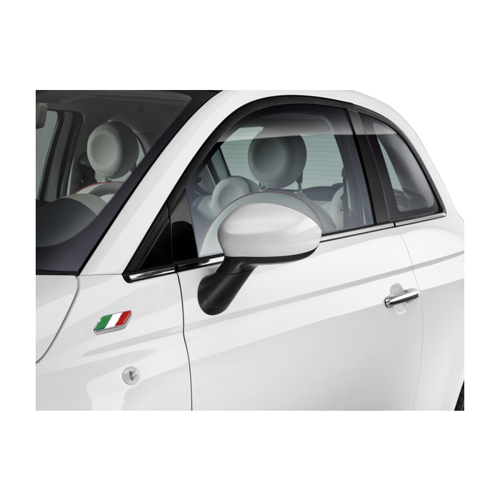 Fiat 500/500c spiegelkappen wit