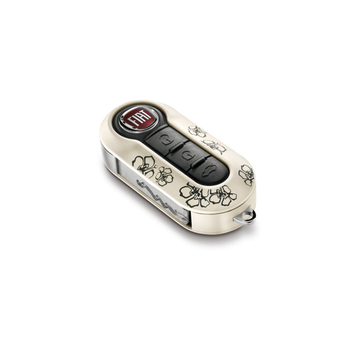 Fiat 500/500c sleutelcovers flower