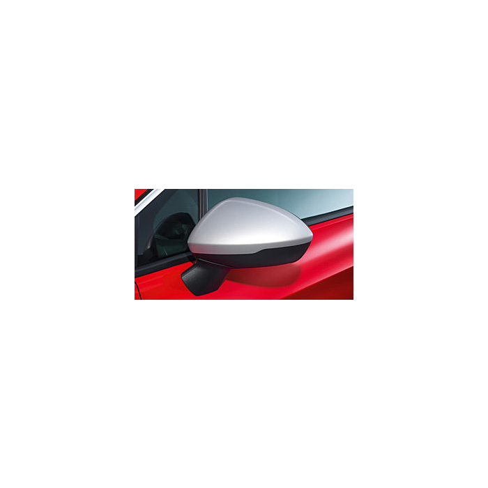 Opel Astra K / Insignia B spiegelkappen geborsteld aluminium-look