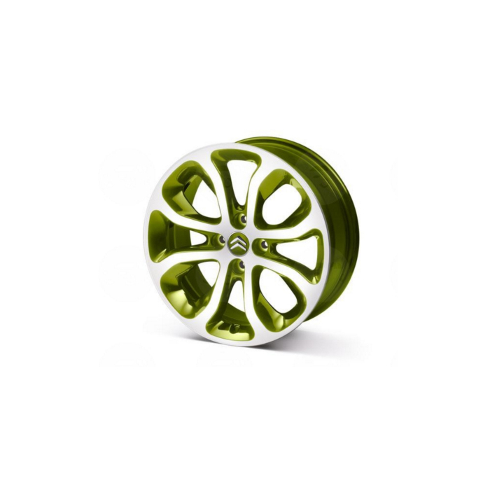 Citroën Clover 17" 4-holes wheels Jaune Lacerta, polished