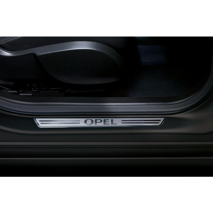 Opel scuff plate long plastic