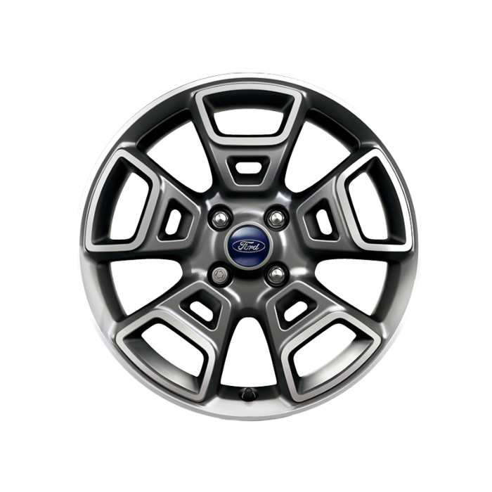 Ford EcoSport (10/2013 - 2023) lichtmetalen velg 17" 5x2-spaaks design, antraciet