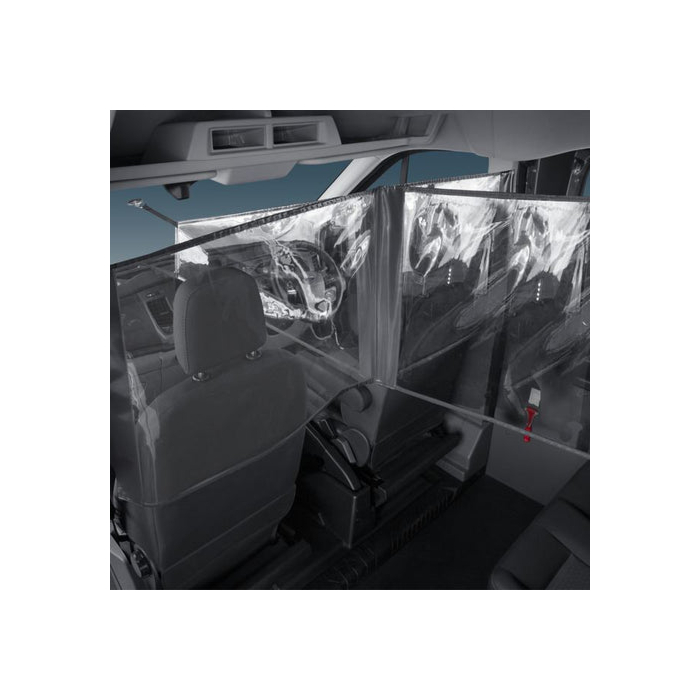 Ford Transit (01/2014 - ..) flexibele scheidingswand beschermingswand, transparant