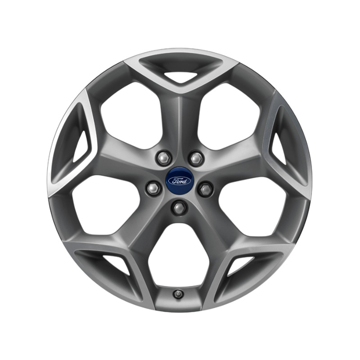 Ford Mondeo (03/2007 - 08/2014) lichtmetalen velg 19" 5-spaaks Y-design, Sparkle silver gepolijst