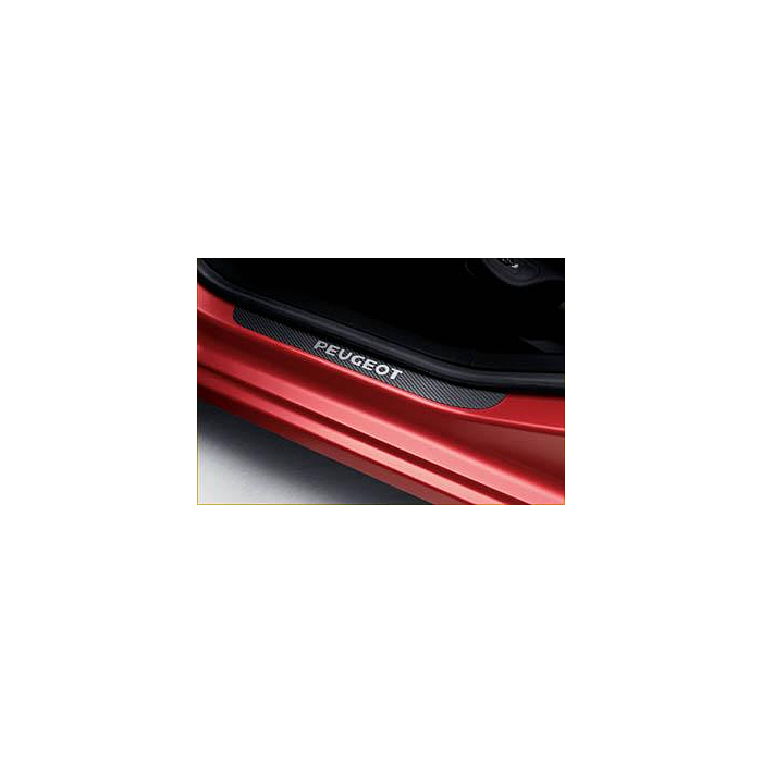 Peugeot instaplijsten (carbon-look)