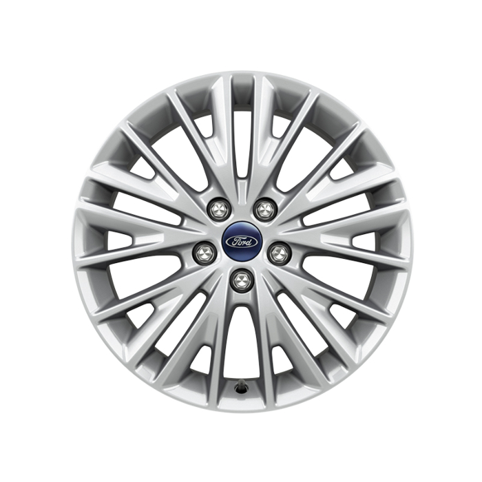 Ford C-MAX (11/2010 - 09/2018) / Focus (01/2011 - 03/2018) lichtmetalen velg 17" 10-spaaks Premium design, zilver