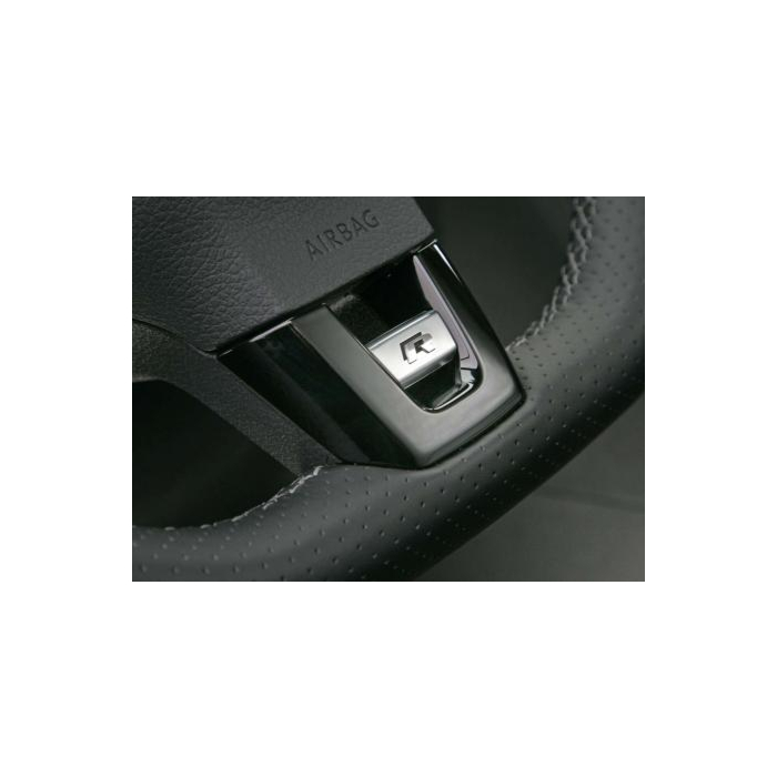 Volkswagen Golf 6 R steering wheel cover black
