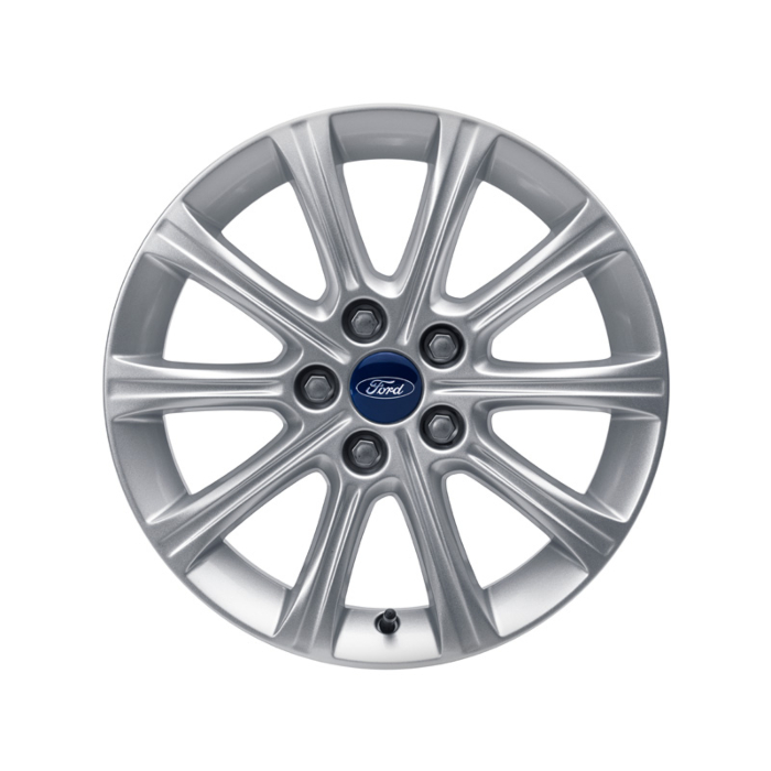 Ford lichtmetalen velg 16" 10-spaaks design, Sparkle Silver