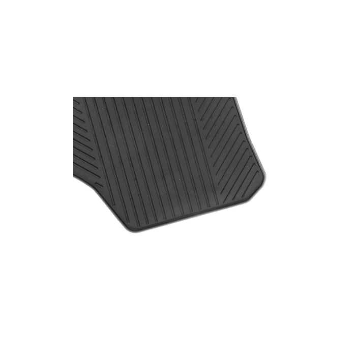 Ford Fiesta (09/2008 - 06/2017) vloermatten, all-weather achter, zwart