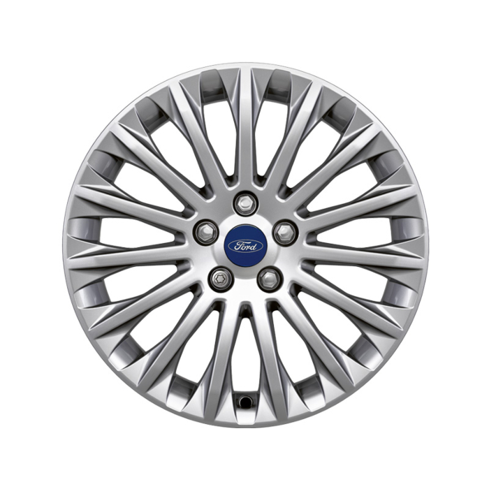 Ford C-MAX (11/2010 - 09/2018) / Focus (01/2011 - 03/2018) lichtmetalen velg 17" 15-spaaks design, zilver