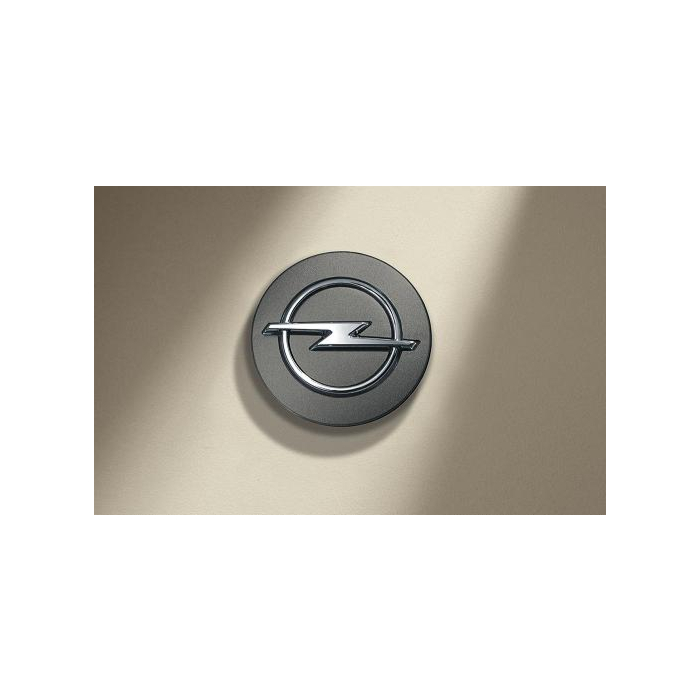 Opel naafkap charcoal met Opel logo 60 mm