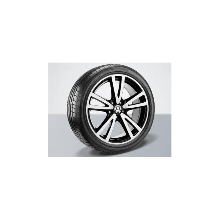 Volkswagen lichtmetalen velg Vision, 7J x 17, hoogglans zwart