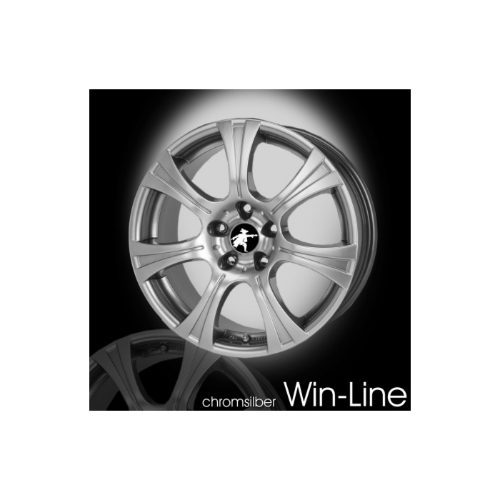 Musketier Citroën C1 / Peugeot 108 / Toyota Aygo 2014 - .. lichtmetalen velg Win-Line 6,5x16 zilver