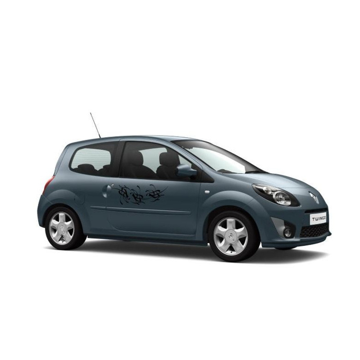 Renault Twingo 2007 - 2014 deurdecoratie tatoo zwart