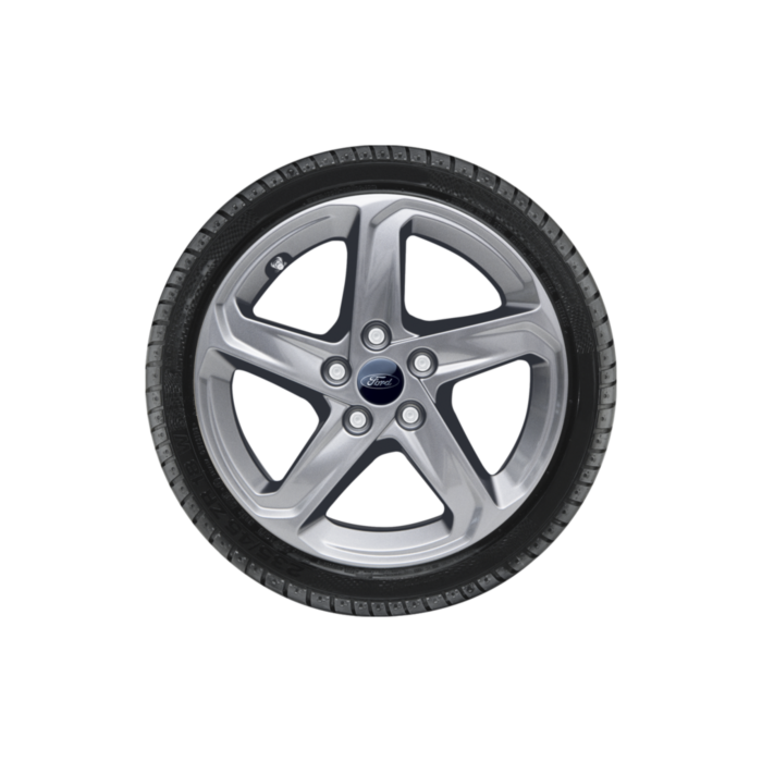 Ford Focus (04/2018 - ..) lichtmetalen velg met winterband 16", 5-spaaksdesign, zilver