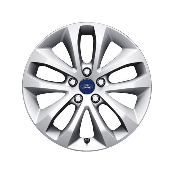 Ford Kuga (2008 - 10/2012) lichtmetalen velg 17" 5x2-spaaks design, zilver