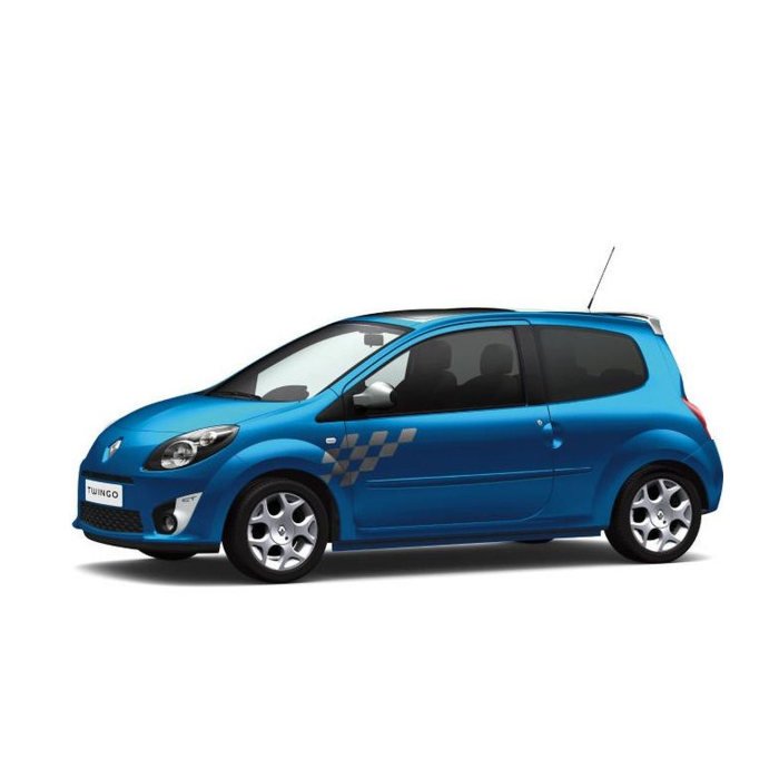 Renault Twingo 02/2010 - 2014 spiegelkappen satijn-grijs