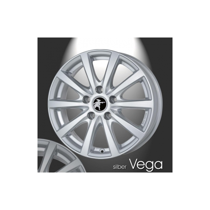 Musketier Citroën C1 / Peugeot 108 / Toyota Aygo 2014 - .. lichtmetalen velg Vega 6x15 zilver