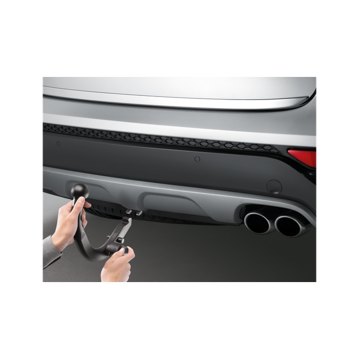 Hyundai i10 (2010 - 2014) trekhaak, horizontaal afneembaar