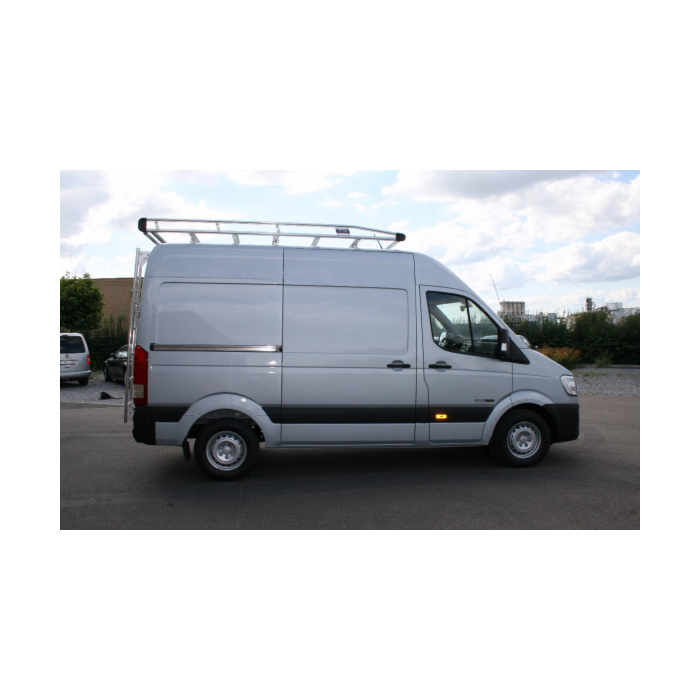 Hyundai H350 aluminium dakdrager, 6 meter, versterkt