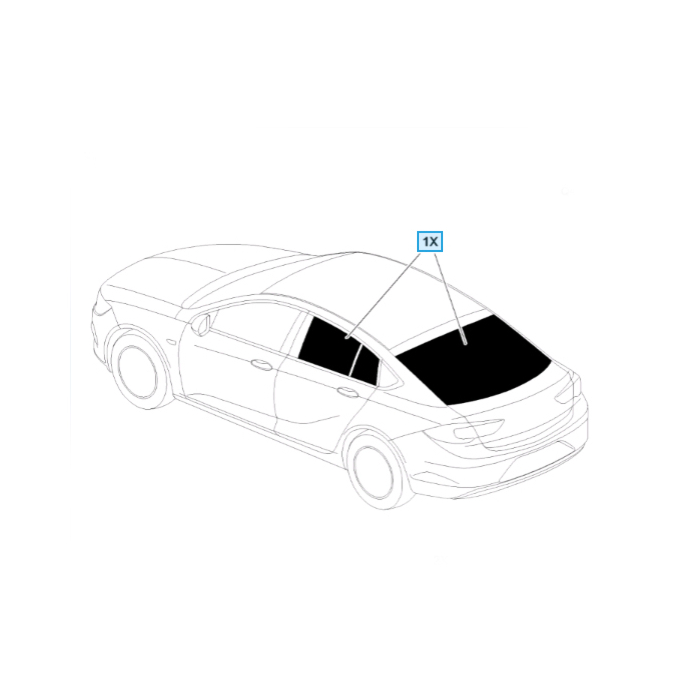 Opel Insignia B Grand Sport zonneschermen set