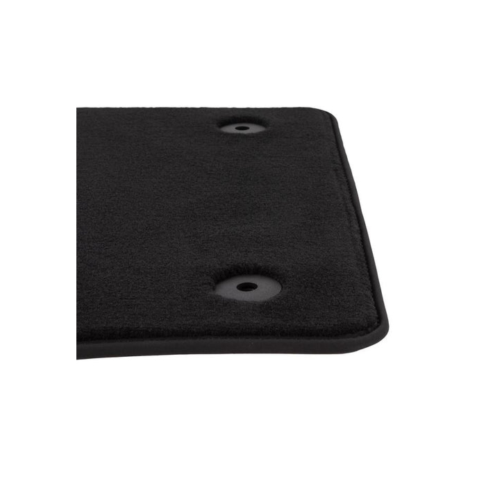 Ford Kuga (01/2015 - 11/2019) vloermatten velour voorzijde en achter, zwart, RHD