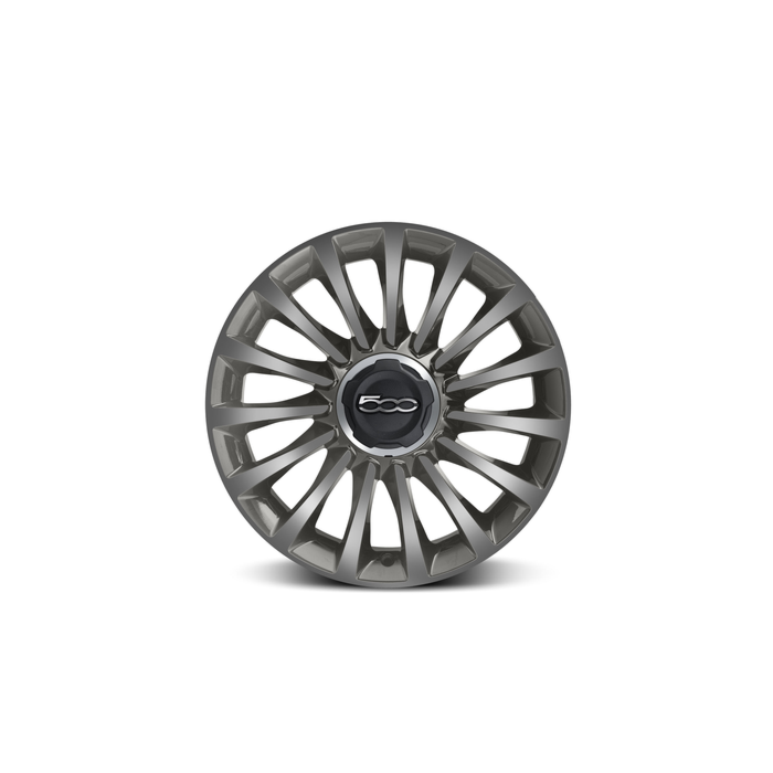 Fiat 500L set lichtmetalen velgen 17” ecoreflex diamantglans grijs