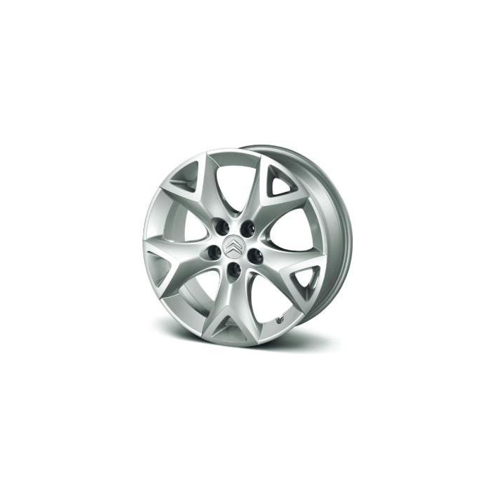 Citroën lichtmetalen velgen set Persique 17" 5-gaats velgen grijs aluminium