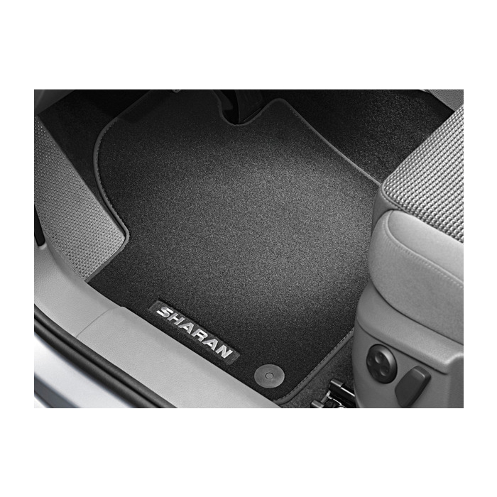 Volkswagen Sharan 2010 - .. vloermatten velours, voor en achter