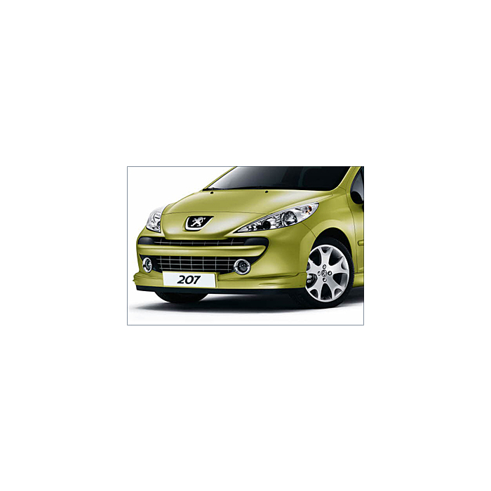 Peugeot 207 voorbumperspoiler NIET voor SPORT tot 2009