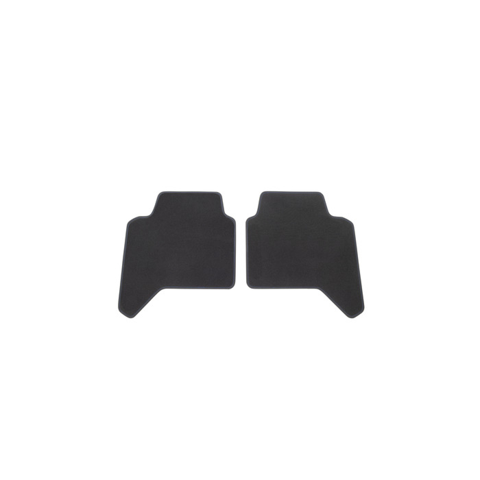 Ford Ranger (02/2019 - 11/2022) vloermatten, premium velours achter, zwart