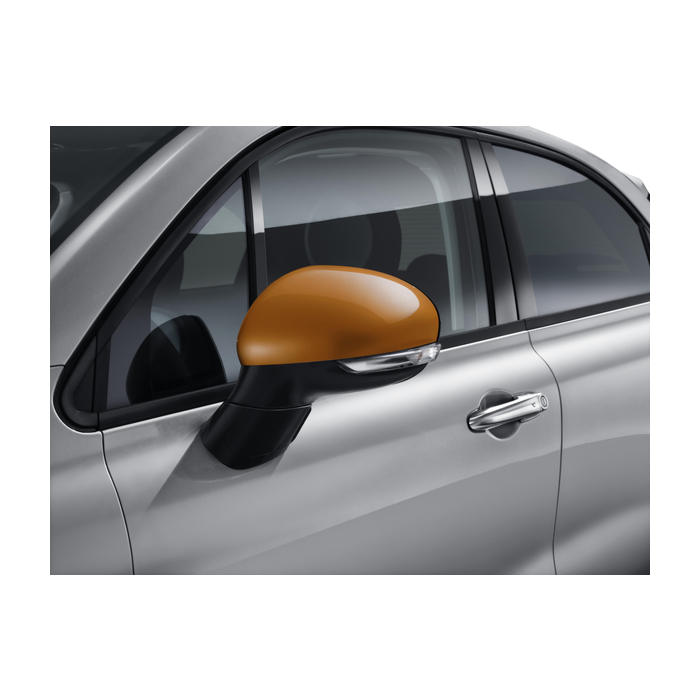 Fiat 500X spiegelkappen oranje