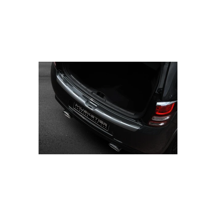 Musketier Citroën C3 2010 - .. achterbumperbeschermstrip, aluminium-look Musketier Citroën C3 2010 - .. achterbumperbeschermstrip, aluminium-look