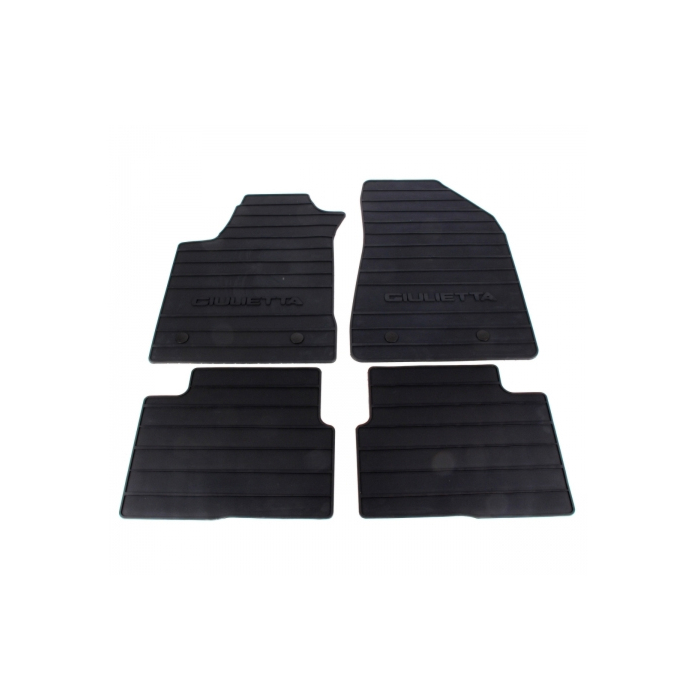 Alfa Romeo Giulietta vloermatten rubber met Giulietta logo