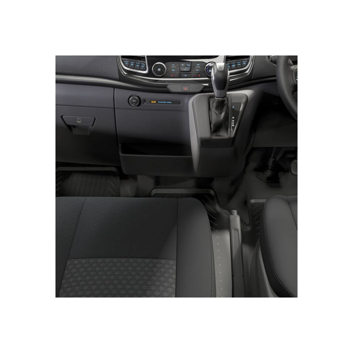 Ford Transit (01/2014 - ..) / Transit Custom (08/2012 - 09/2023) vloermatten, all-weather voorzijde (alleen voor automaat) RHD