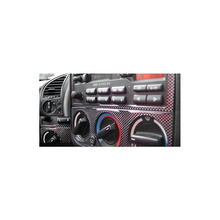 Musketier Peugeot 207 interieur stickers instaplijsten, aluminium-look voor 3-drs