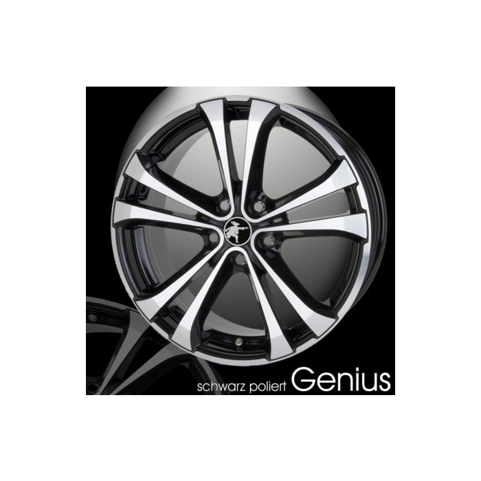 Musketier Peugeot 3008 (2009 - 2016) alloy wheel Genius 8,5Jx20 black polished