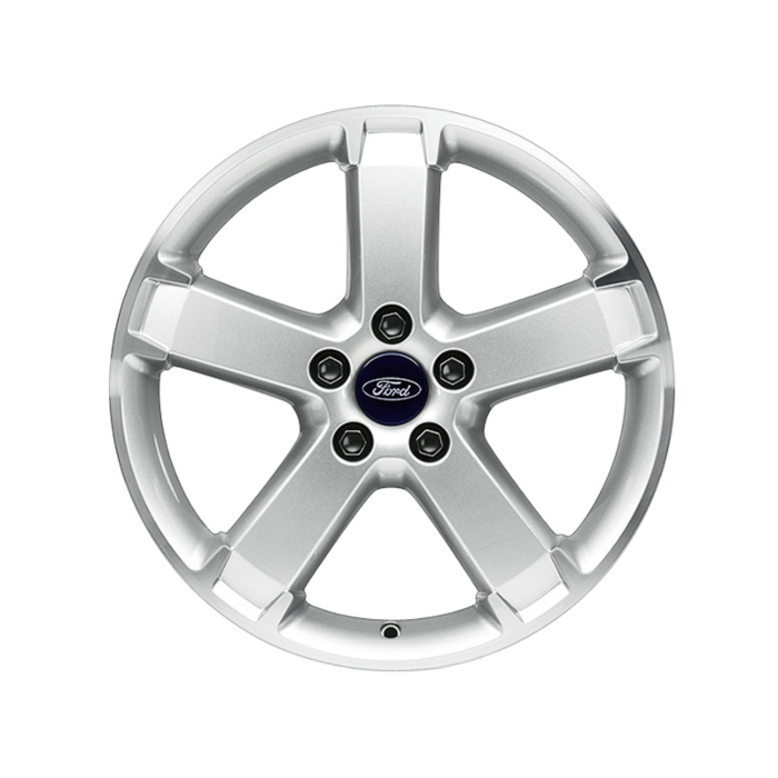 Ford Focus (07/2004 - 12/2010) lichtmetalen velg 17" 5-spaaks design, zilver