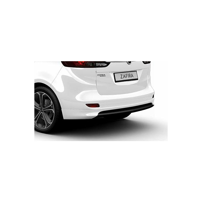 Opel Zafira Tourer OPC-line achterbumperspoiler met dubbele ronde eindpijp