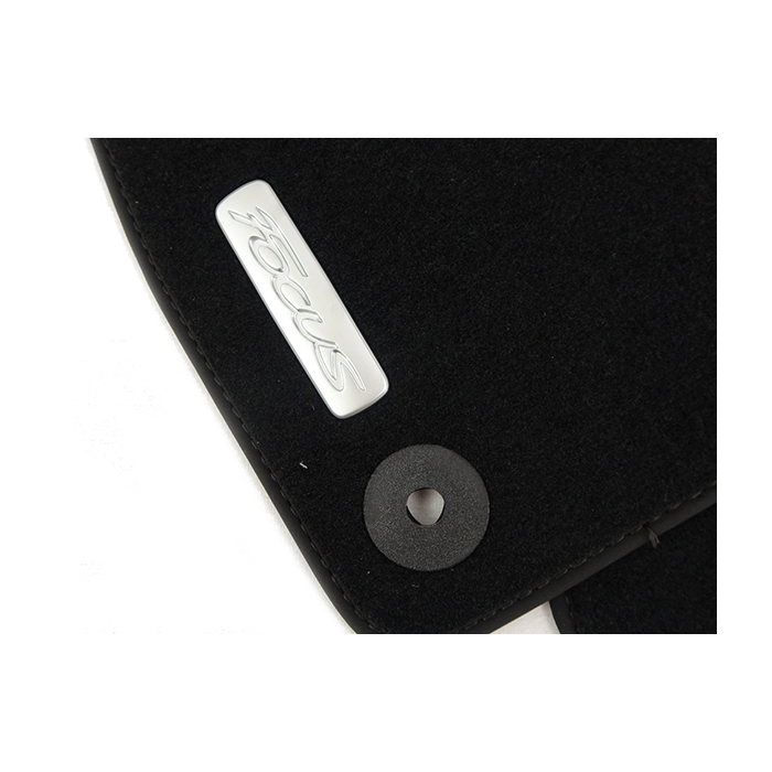 Ford Focus (02/2015 - 03/2018) vloermatten, premium velours voor, zwart