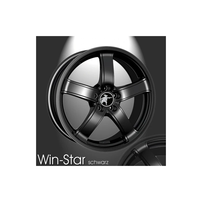 Musketier Citroën C1 / Peugeot 108 / Toyota Aygo 2014 - .. lichtmetalen velg Win-Star 6,5x16 zwart Musketier Citroën C1 / Peugeot 108 / Toyota Aygo 2014 - .. lichtmetalen velg Win-Star 6,5x16 zwart