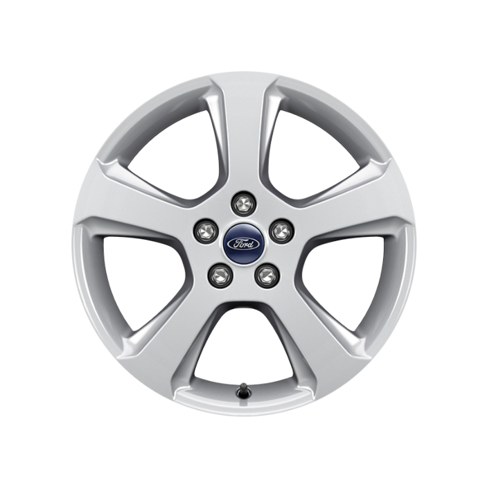Ford lichtmetalen velg 17" 5-spaaks design, sprankelend zilver