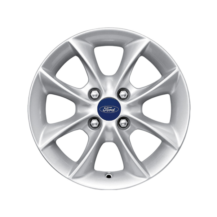 Ford Ka (09/2008 - 2016) lichtmetalen velg 14" 8-spaaks design, zilver